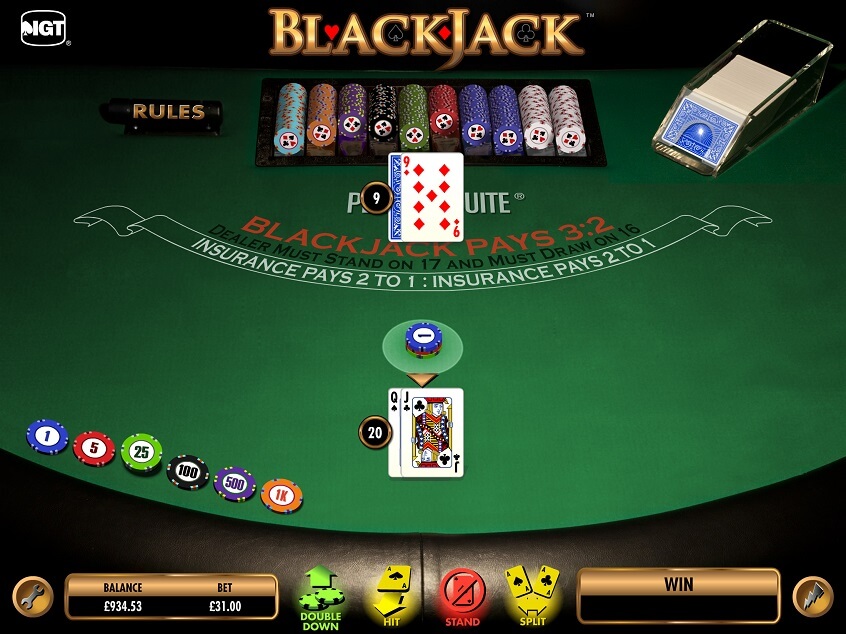 online blackjack games for free