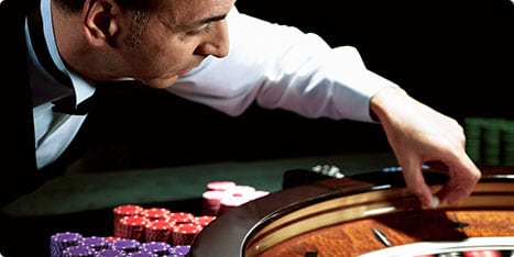 Roulette myth of a dealer controlling where the ball lands