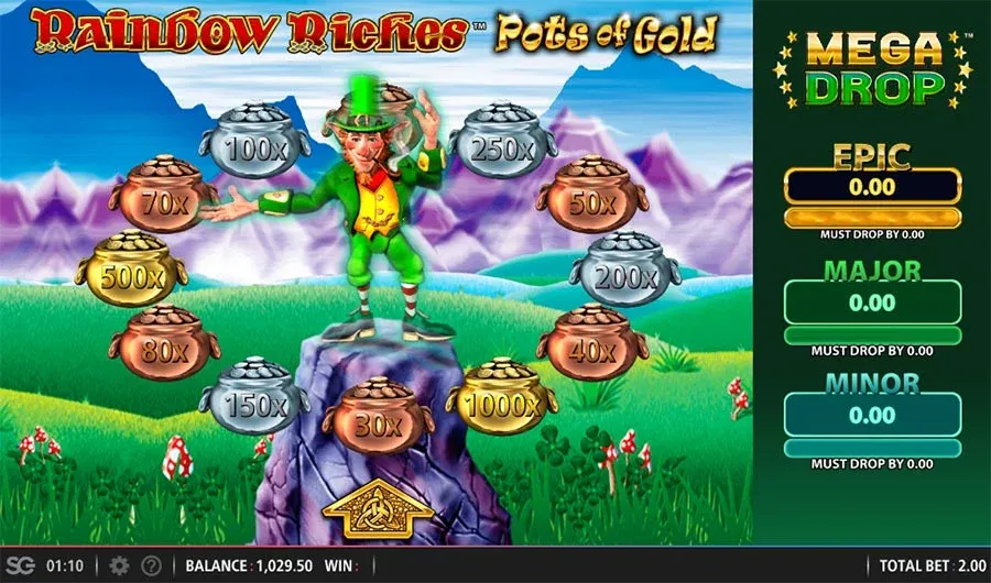 Rainbow Riches Pots of Gold Gameplay