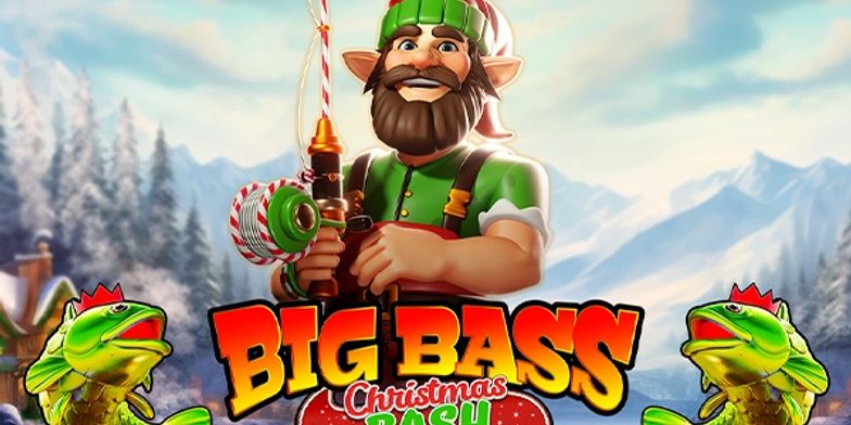 Play Big Bass Christmas Bash by Pragmatic Play online uk slots image of slot machine