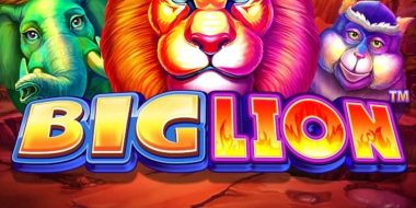 Play Big Lion by Skywind online uk slots image of slot machine