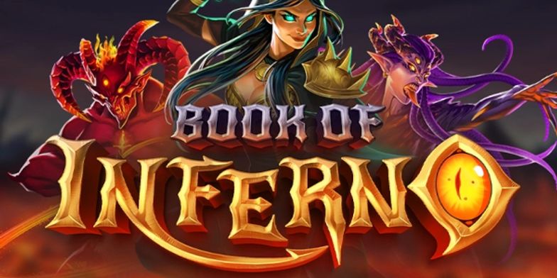 Play Book of Inferno by Quickspin online uk slots image of slot machine