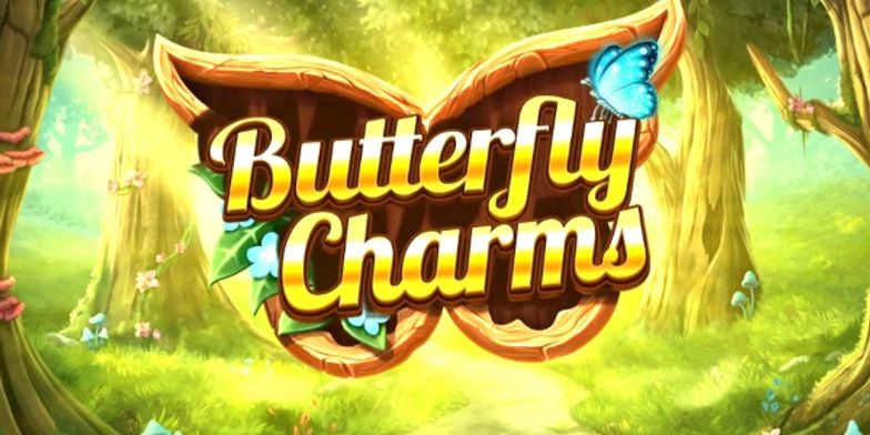 Play Butterfly Charms by Booming Games online uk slots image of slot machine