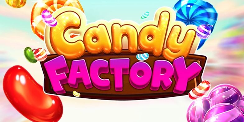 Play Candy Factory by Dragon Gaming online uk slots image of slot machine