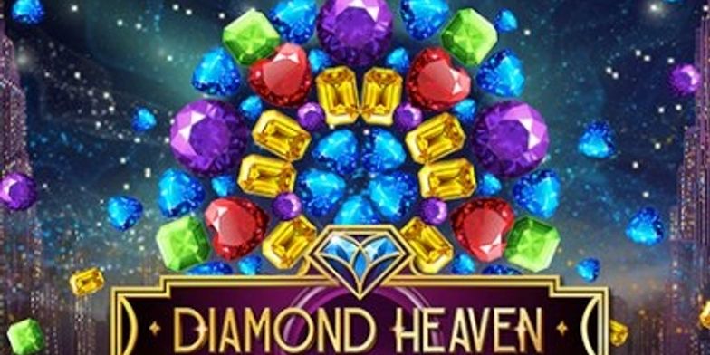 Play Diamond Heaven by Leap Gaming online uk slots image of slot machine