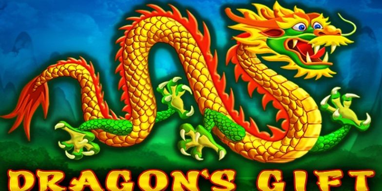 Play Dragons Gift by Amatic online uk slots image of slot machine