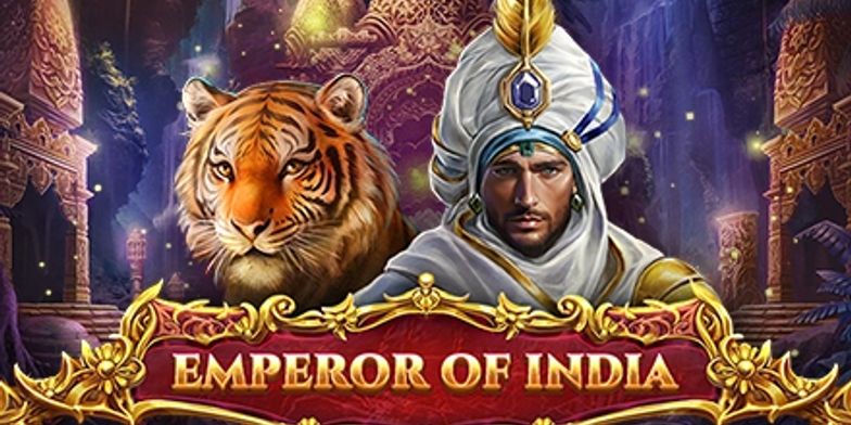 Play Emperor of India by Red Tiger Gaming online uk slots image of slot machine