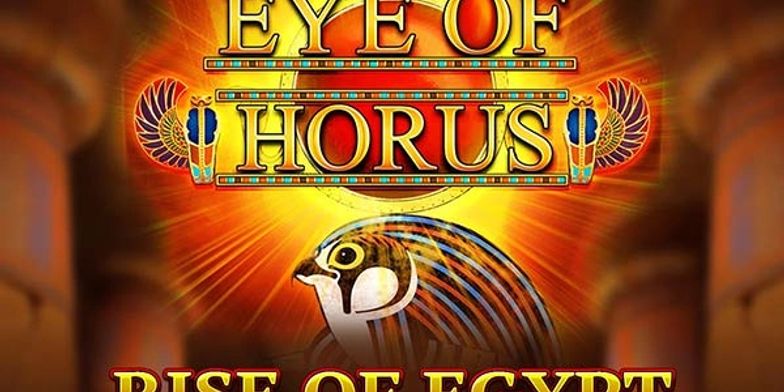 Play Eye of Horus Rise of Egypt by Blueprint Gaming online uk slots image of slot machine