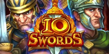 Play 10 Swords by Push Gaming online uk slots image of slot machine