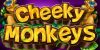 Play Cheeky Monkeys by Booming Games online uk slots image of slot machine