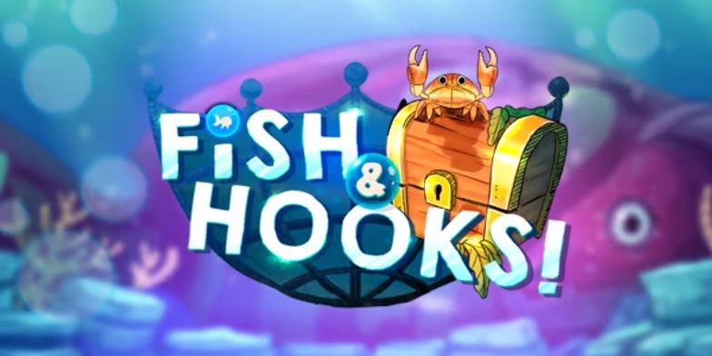 Play Fish & Hooks by Triple Cherry online uk slots image of slot machine